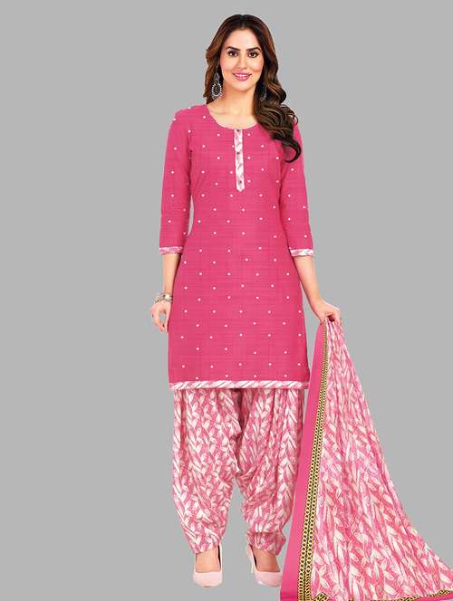 women printed 3-piece unstitched dress material - 21710787 -  Standard Image - 0