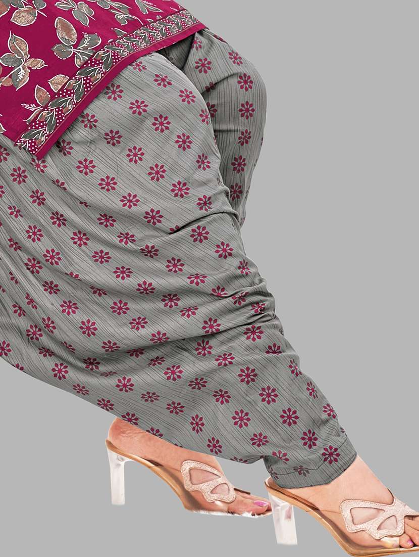 women printed 3-piece unstitched dress material - 21710794 -  Standard Image - 3