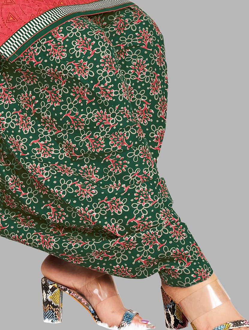 women printed 3-piece unstitched dress material - 21710808 - Standard Image - 3