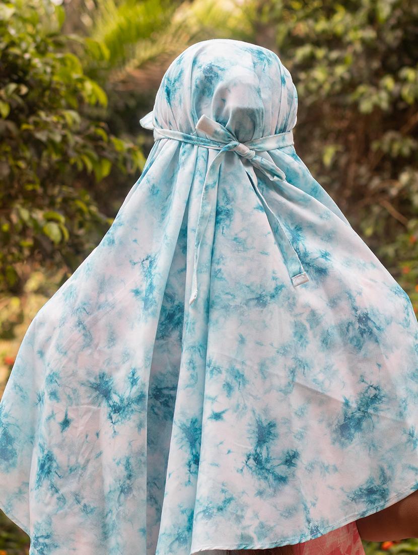 women tie & dye cap scarf - 21710823 - Standard Image - 3