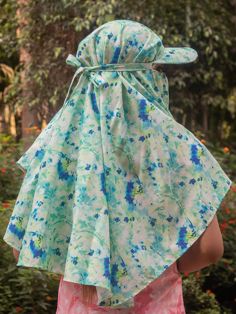 women printed cap scarf - 21710828 - Standard Image - 3