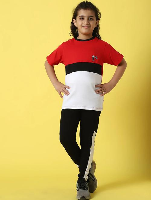 boys color block short sleeve t-shirt - 21710892 - Standard Image - 0