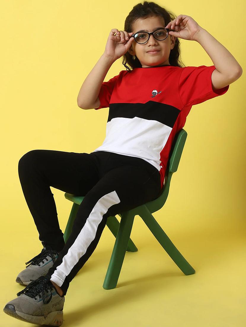boys color block short sleeve t-shirt - 21710892 - Standard Image - 3