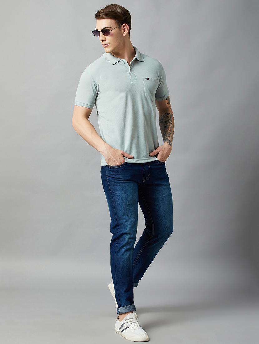 men short sleeves plain polo t-shirt - 21710898 - Standard Image - 3