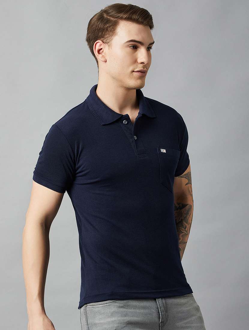 men short sleeves plain polo t-shirt - 21710900 -  Zoom Image - 0