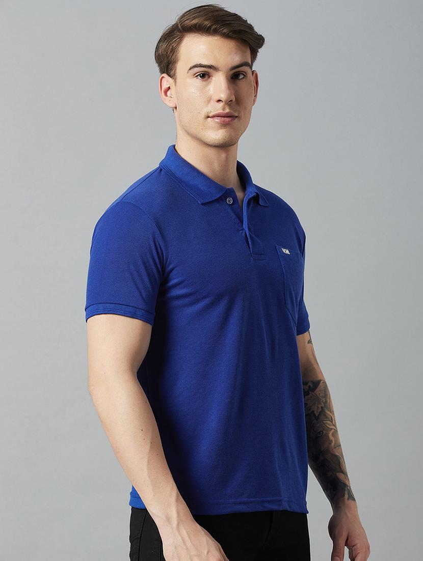 men short sleeves plain polo t-shirt - 21710903 - Zoom Image - 0