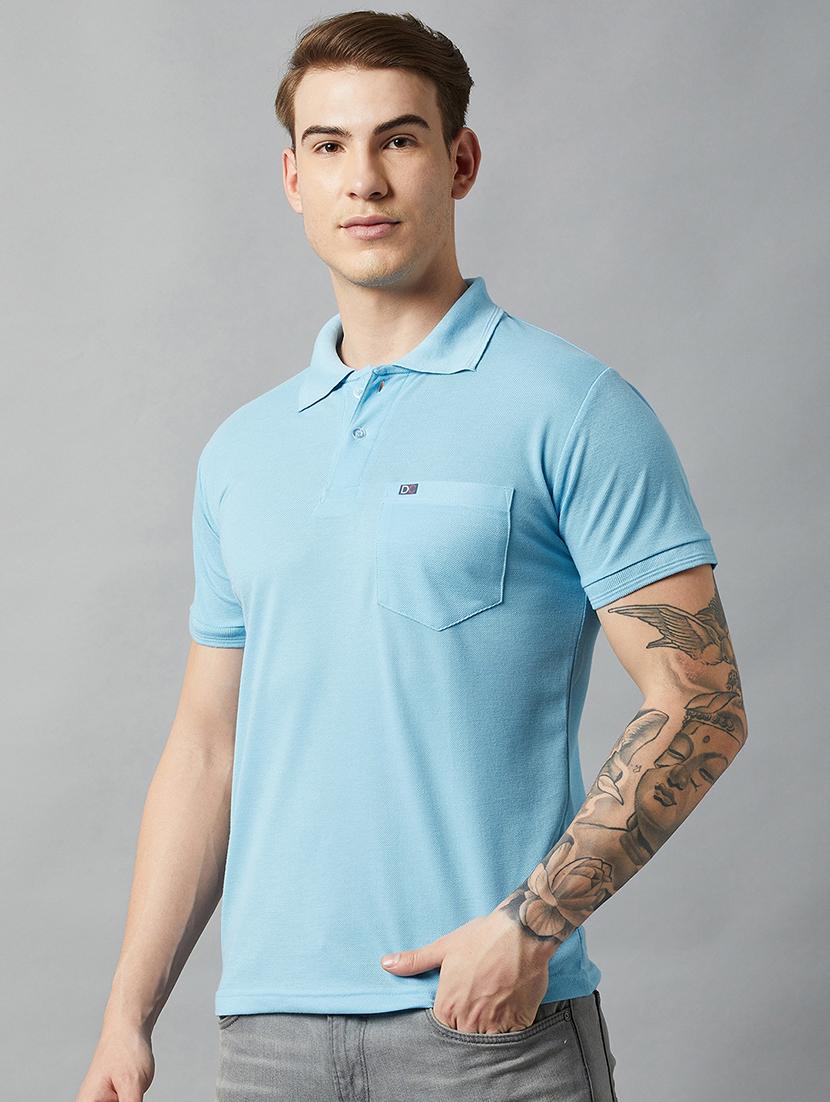 men short sleeves plain polo t-shirt - 21710904 - Zoom Image - 0