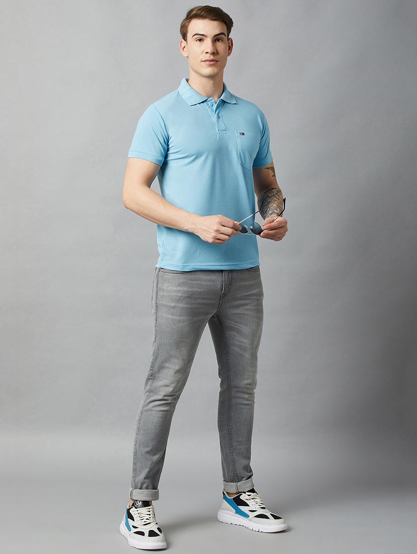 men short sleeves plain polo t-shirt - 21710904 - Standard Image - 3