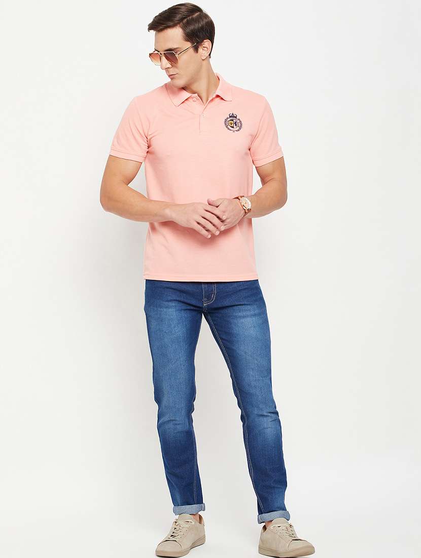 men short sleeves plain polo t-shirt - 21710908 - Standard Image - 3