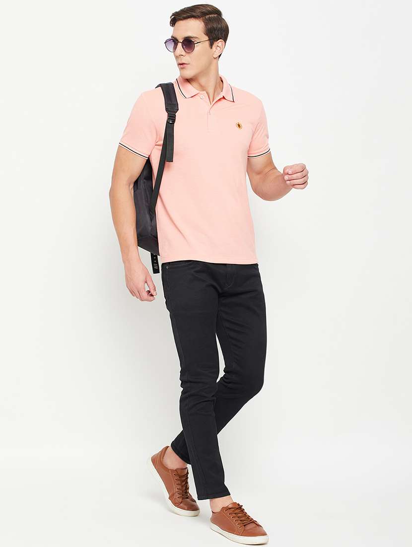 men short sleeves plain polo t-shirt - 21710916 -  Standard Image - 3