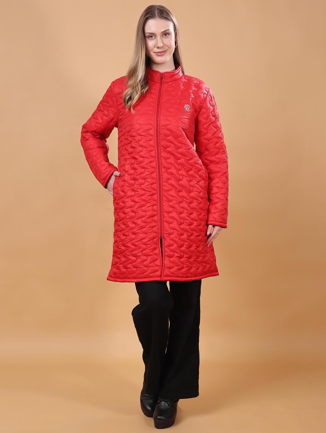 women long sleeves solid quilted jacket - 21710980 - Zoom Image - 0