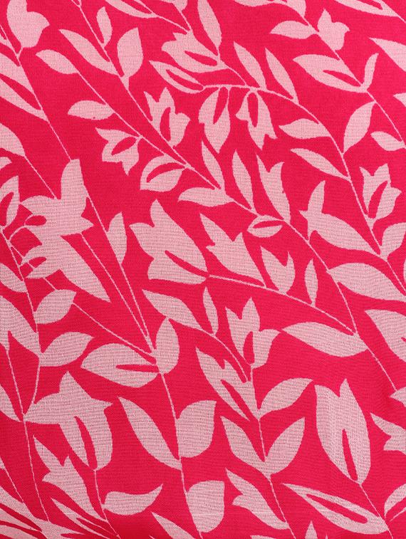 women pink printed front slit long tunic - 21711292 - Standard Image - 5
