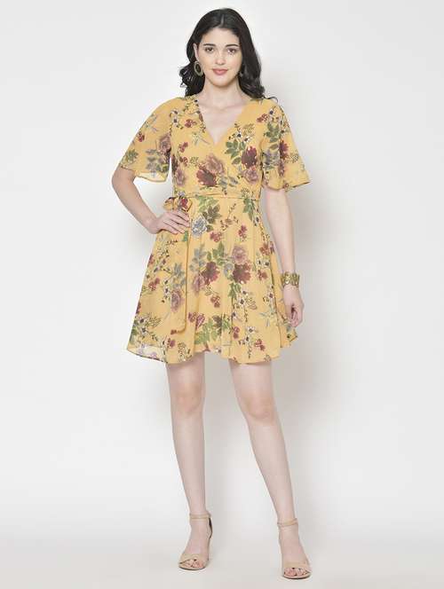 women floral print a-line dress - 21711611 -  Standard Image - 0