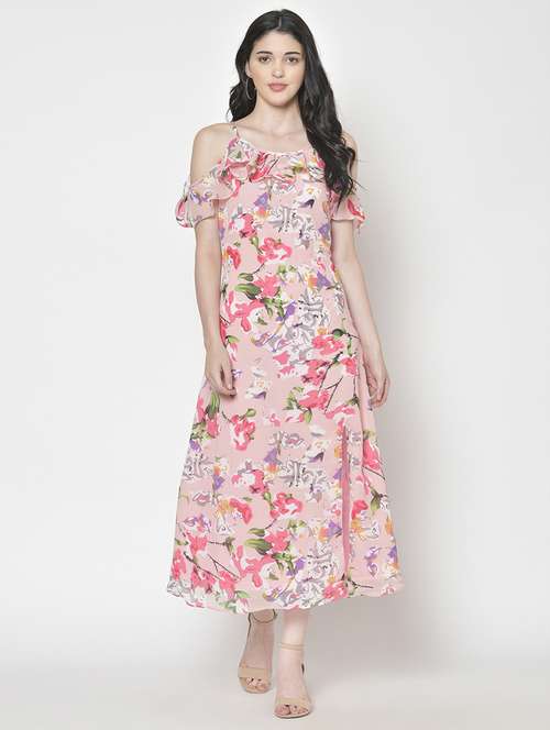 women printed a-line dress - 21711617 -  Standard Image - 0