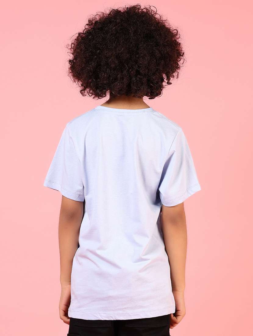 boys placement print round neck t-shirt - 21711665 -  Standard Image - 3