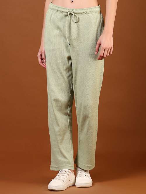 women neo mint solid mid rise track pant - 21711677 - Standard Image - 0