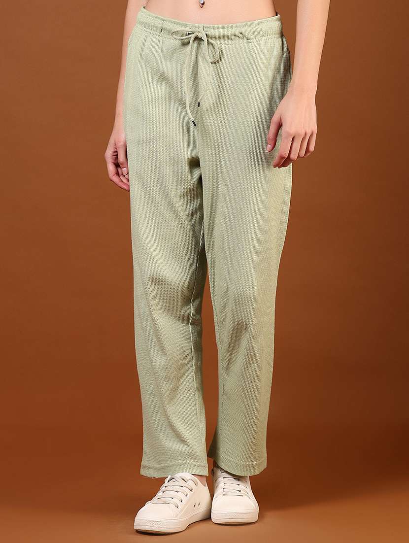 women neo mint solid mid rise track pant - 21711677 - Zoom Image - 0