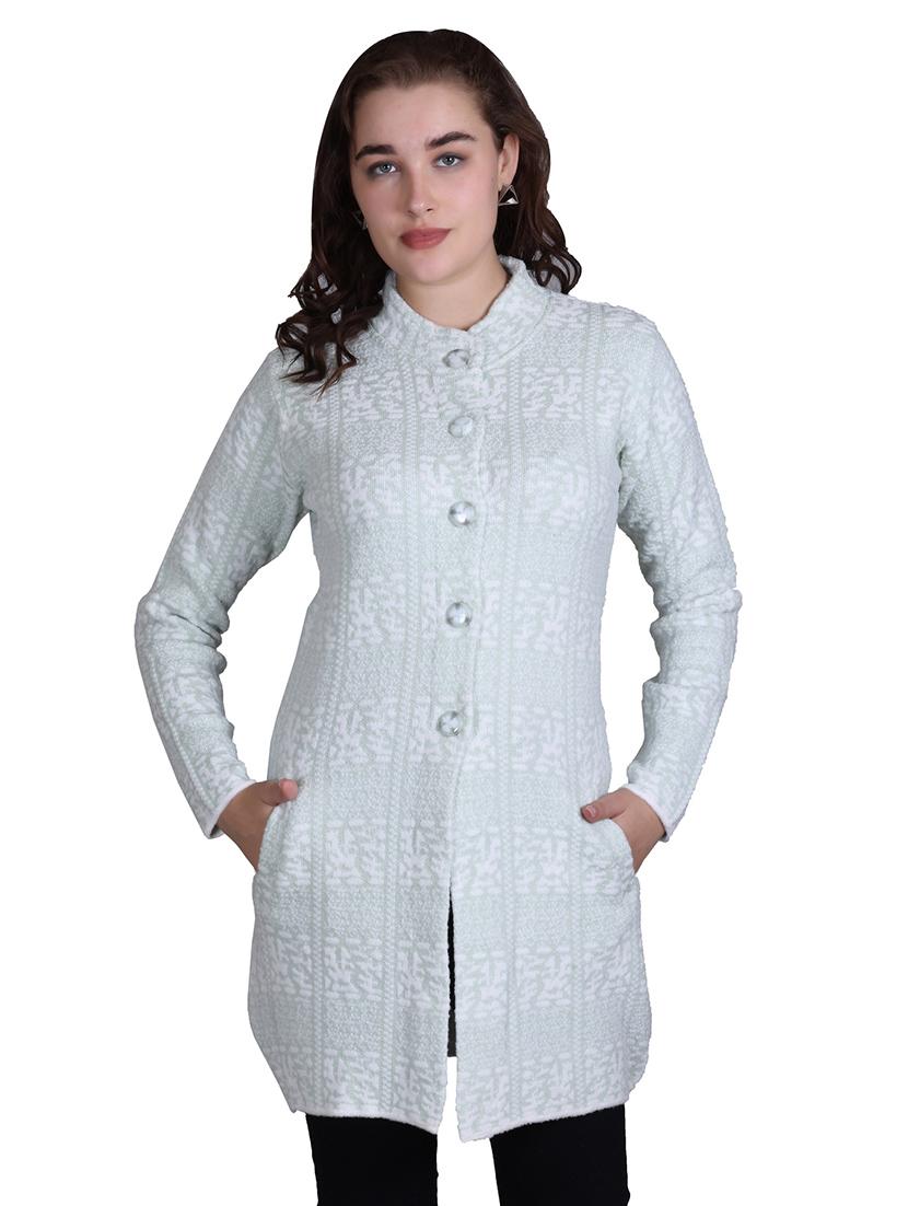 women self design long line coatigan - 21711813 -  Zoom Image - 0