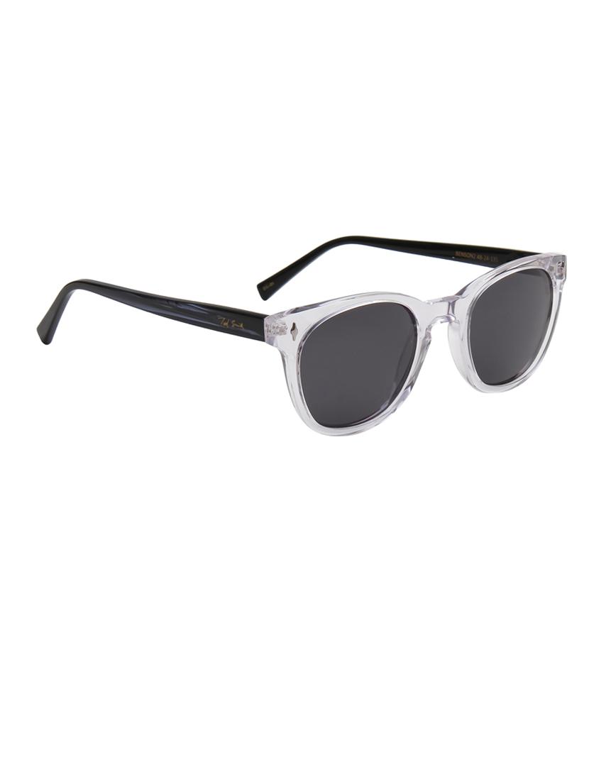 ted-smith unisex black premium italian acetate sunglasses with polarized lenses for men & women - 21711820 - Standard Image - 3