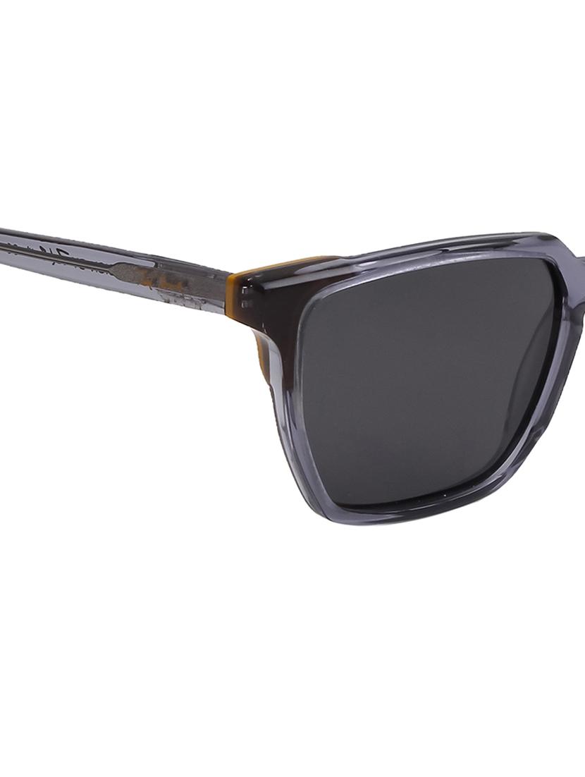 ted-smith unisex black premium italian acetate sunglasses with polarized lenses for men & women - 21711823 - Standard Image - 5
