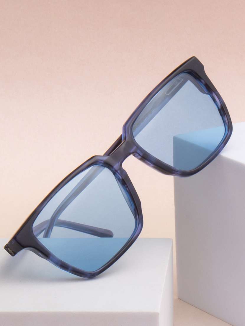 ted-smith unisex candy blue premium italian acetate sunglasses with polarized lenses for men & women - 21711825 - Zoom Image - 0