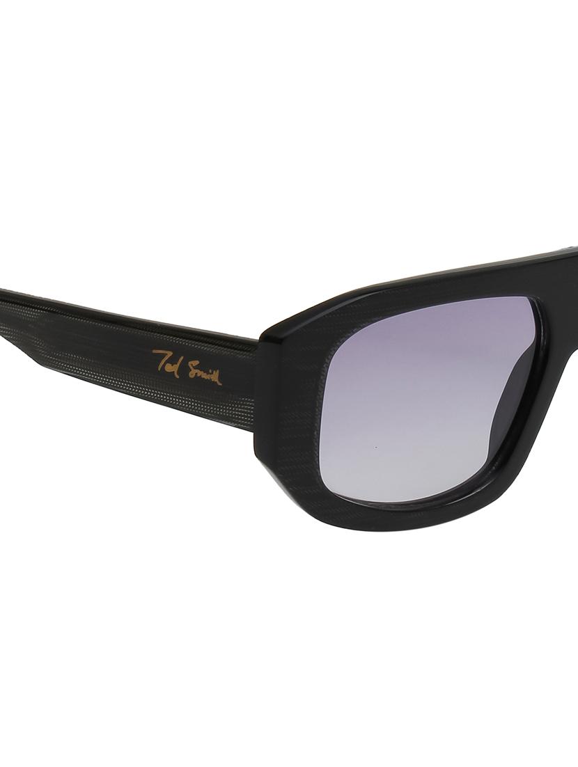 ted-smith unisex grey graded premium italian acetate sunglasses with polarized lenses for men & women - 21711827 - Standard Image - 5