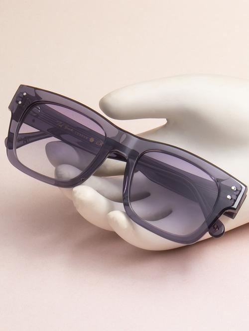 ted-smith unisex grey graded premium italian acetate sunglasses with  polarized lenses for men & women - 21711835 -  Standard Image - 0