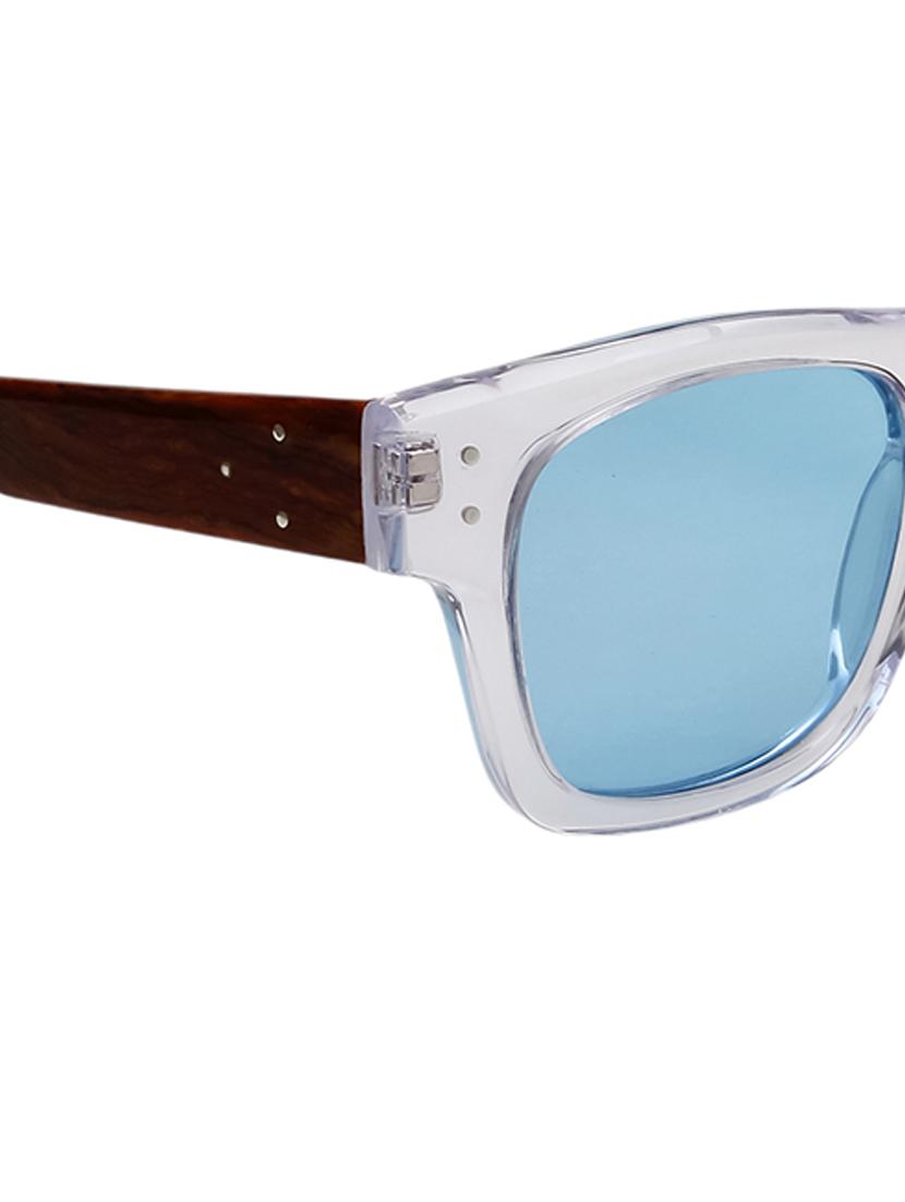 ted-smith unisex blue premium italian acetate sunglasses with polarized lenses for men & women - 21711837 - Standard Image - 5