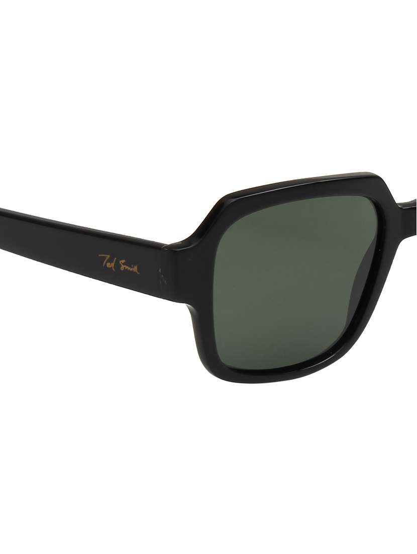 ted-smith unisex green premium italian acetate sunglasses with  polarized lenses for men & women - 21711838 -  Standard Image - 5
