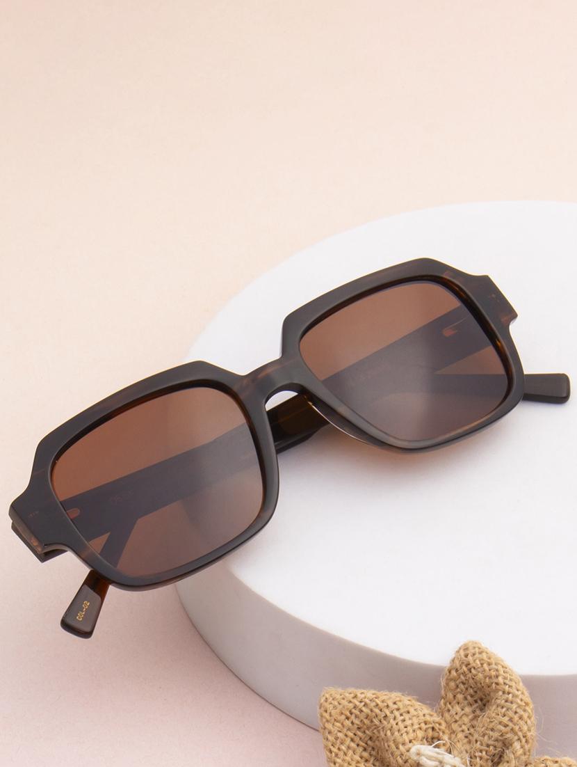 ted-smith unisex brown premium italian acetate sunglasses with  polarized lenses for men & women - 21711839 -  Zoom Image - 0