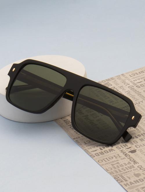 ted-smith unisex green premium italian acetate sunglasses with polarized lenses for men & women - 21711844 - Standard Image - 0