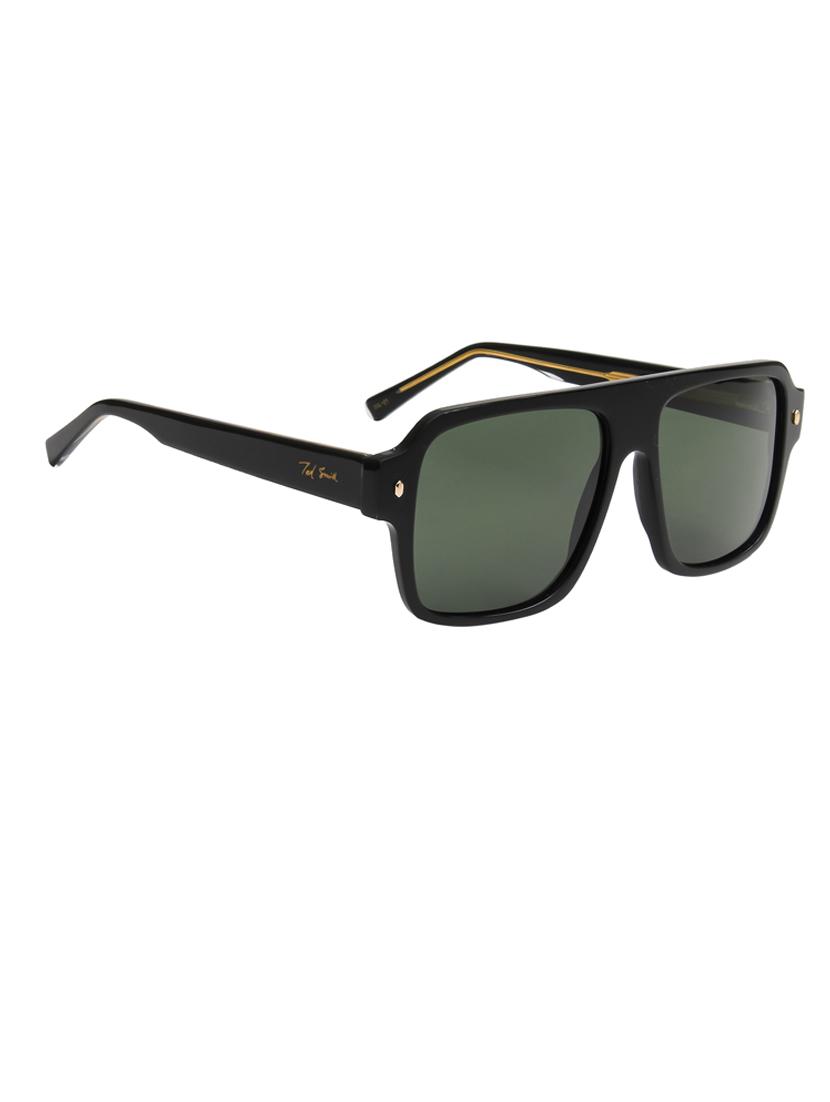 ted-smith unisex green premium italian acetate sunglasses with polarized lenses for men & women - 21711844 - Standard Image - 3
