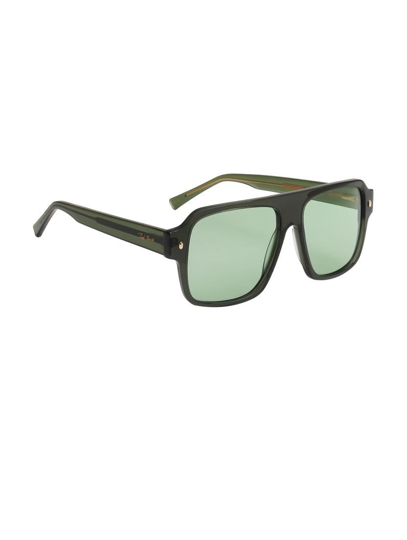 ted-smith unisex green premium italian acetate sunglasses with polarized lenses for men & women - 21711847 - Standard Image - 3