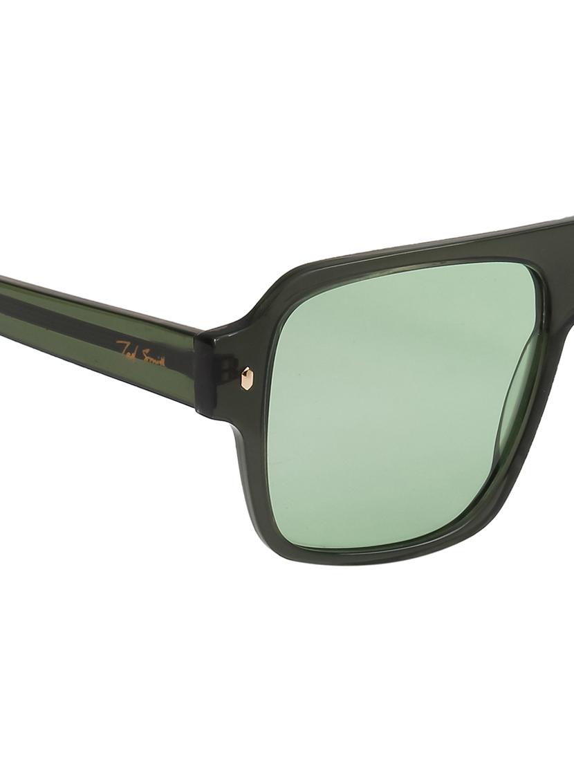 ted-smith unisex green premium italian acetate sunglasses with polarized lenses for men & women - 21711847 - Standard Image - 5