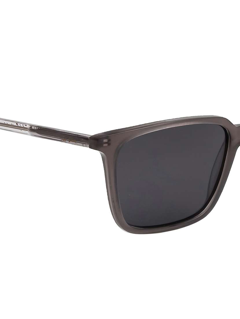 ted-smith unisex black premium italian acetate sunglasses with  polarized lenses for men & women - 21711852 -  Standard Image - 5