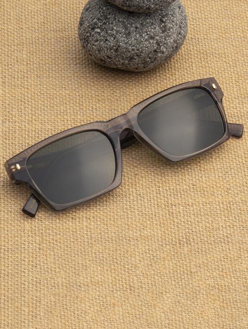 ted-smith unisex green premium italian acetate sunglasses with  polarized lenses for men & women - 21711857 -  Standard Image - 0