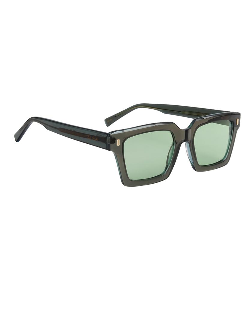 ted-smith unisex green premium italian acetate sunglasses with polarized lenses for men & women - 21711866 - Standard Image - 3