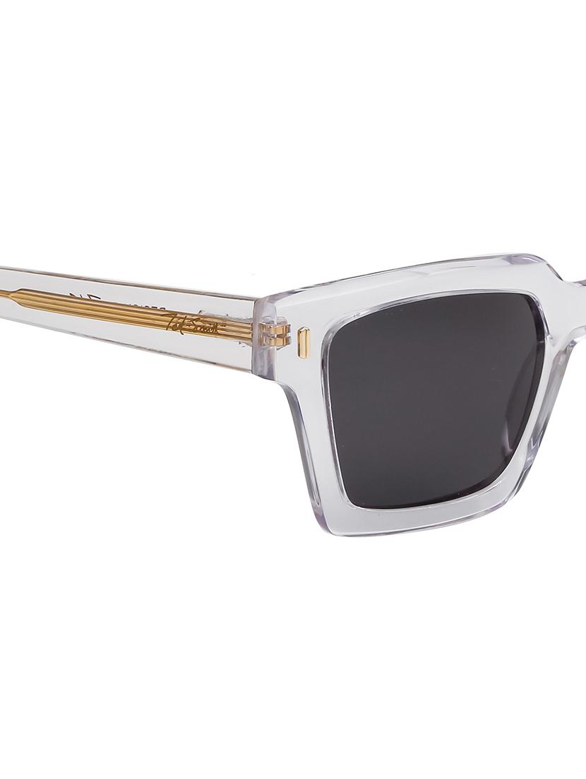 ted-smith unisex black premium italian acetate sunglasses with polarized lenses for men & women - 21711867 - Standard Image - 5
