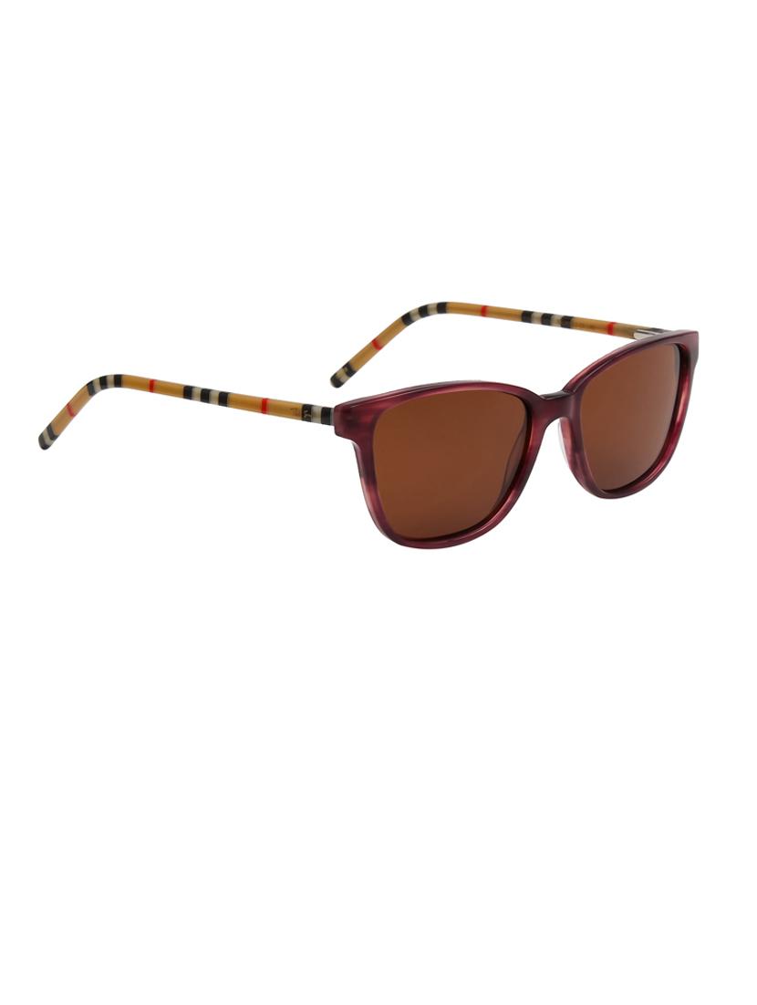 ted-smith unisex brown premium italian acetate sunglasses with polarized lenses for men & women - 21711871 - Standard Image - 3