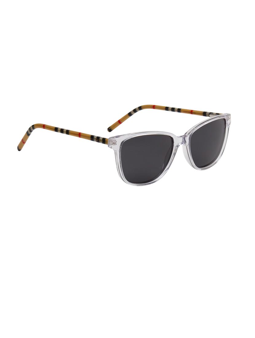 ted-smith unisex black premium italian acetate sunglasses with polarized lenses for men & women - 21711872 - Standard Image - 3