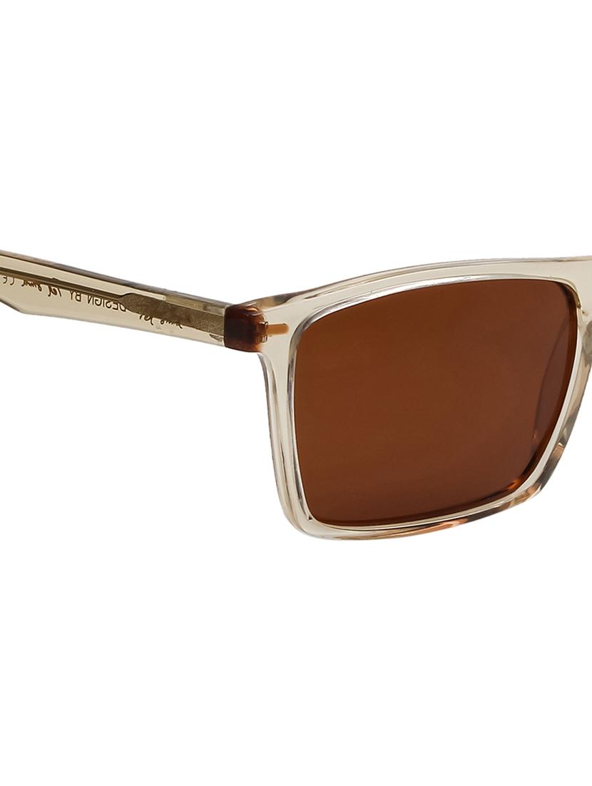 ted-smith unisex brown premium italian acetate sunglasses with polarized lenses for men & women - 21711876 - Standard Image - 5