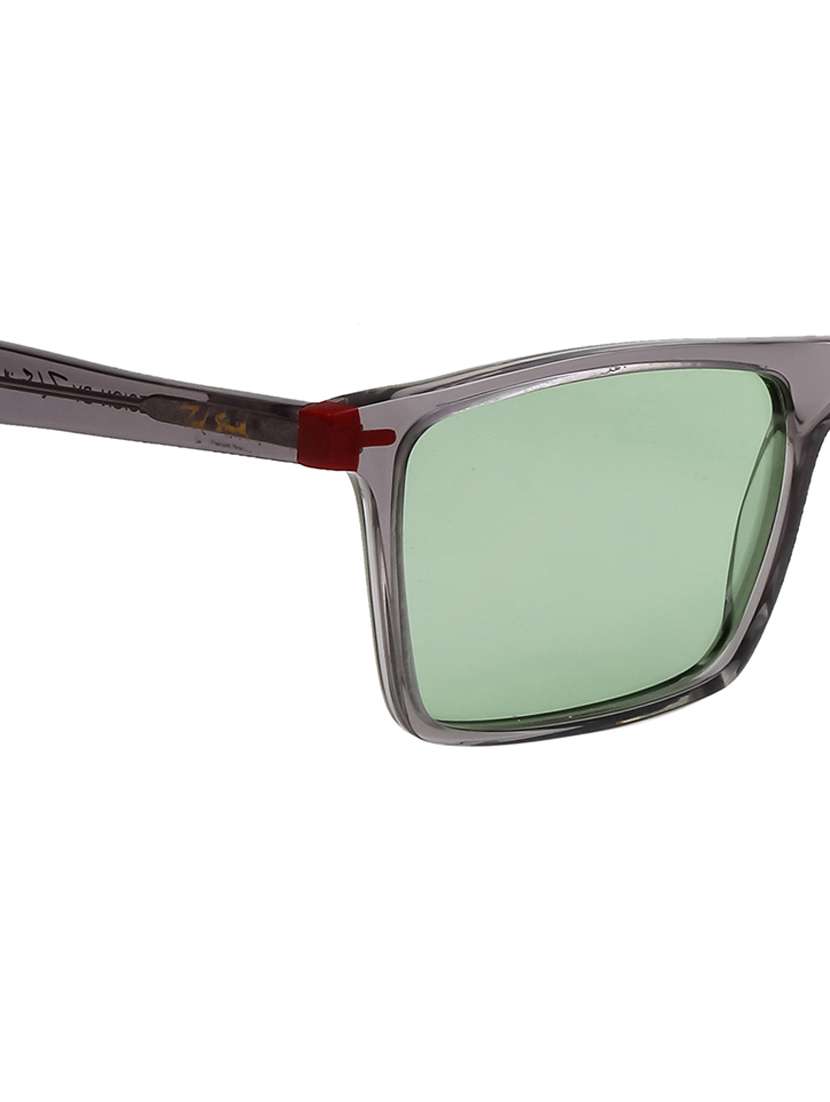 ted-smith unisex green premium italian acetate sunglasses with  polarized lenses for men & women - 21711877 -  Standard Image - 5