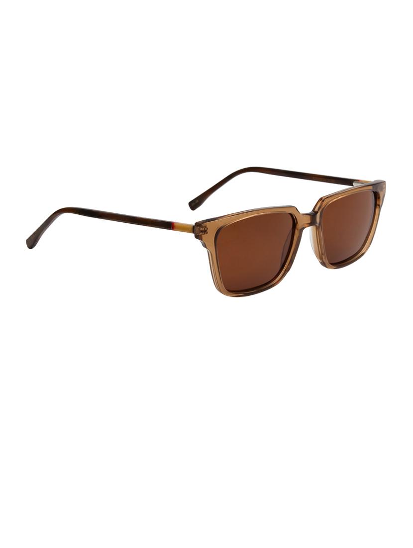 ted-smith unisex brown premium italian acetate sunglasses with polarized lenses for men & women - 21711880 - Standard Image - 3