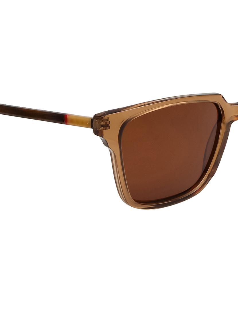 ted-smith unisex brown premium italian acetate sunglasses with polarized lenses for men & women - 21711880 - Standard Image - 5