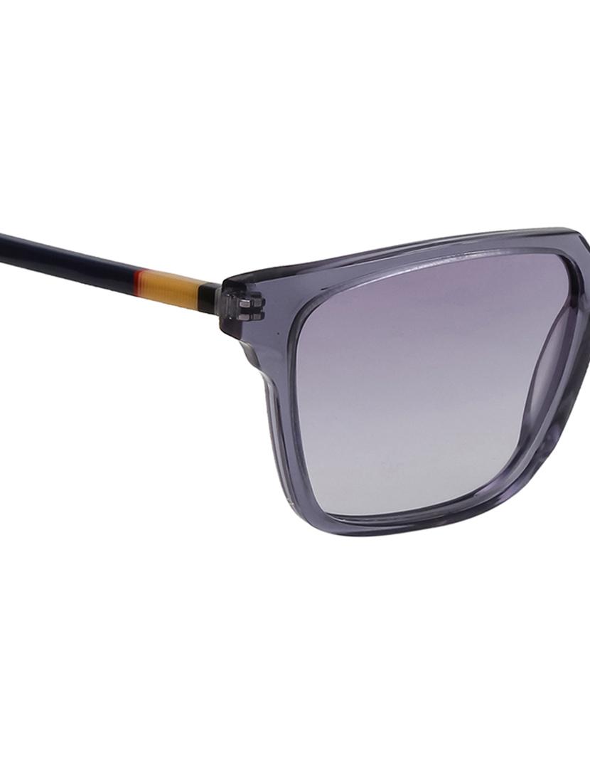 ted-smith unisex grey graded premium italian acetate sunglasses with polarized lenses for men & women - 21711881 - Standard Image - 5