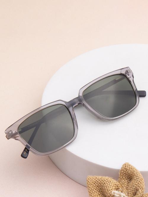 ted-smith unisex green premium italian acetate sunglasses with polarized lenses for men & women - 21711883 - Standard Image - 0
