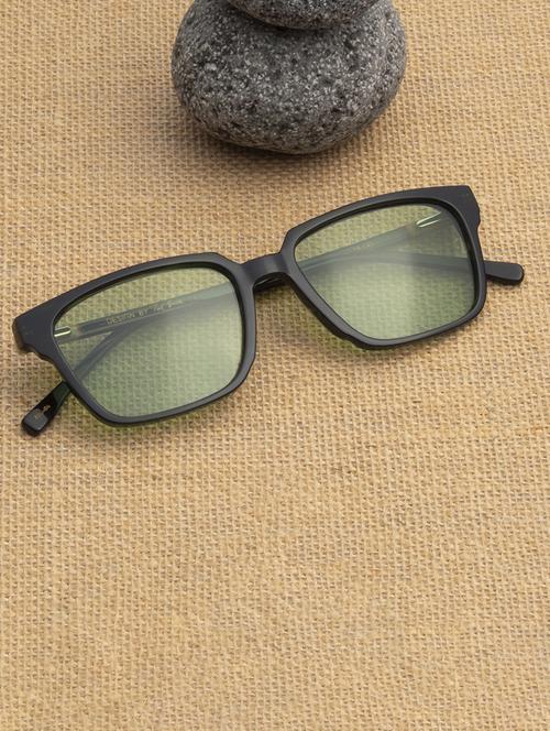 ted-smith unisex green premium italian acetate sunglasses with  polarized lenses for men & women - 21711884 -  Standard Image - 0