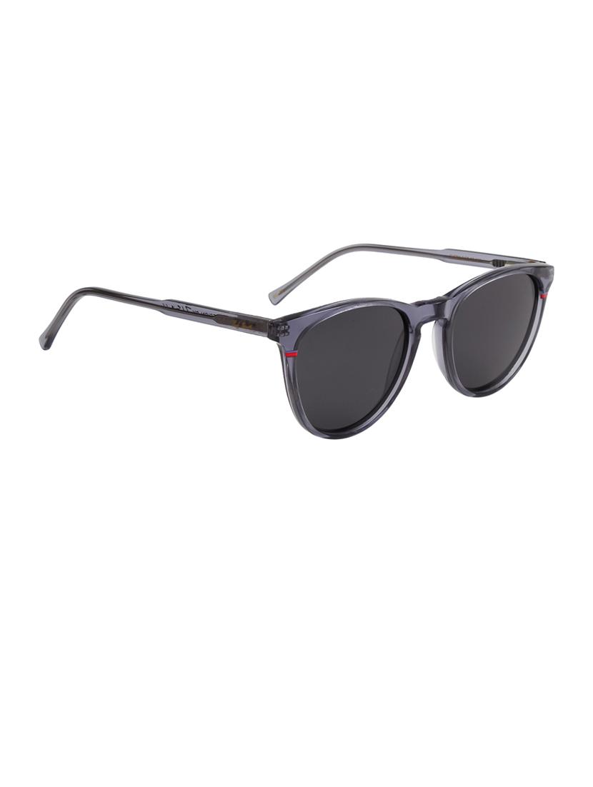 ted-smith unisex black premium italian acetate sunglasses with polarized lenses for men & women - 21711887 - Standard Image - 3
