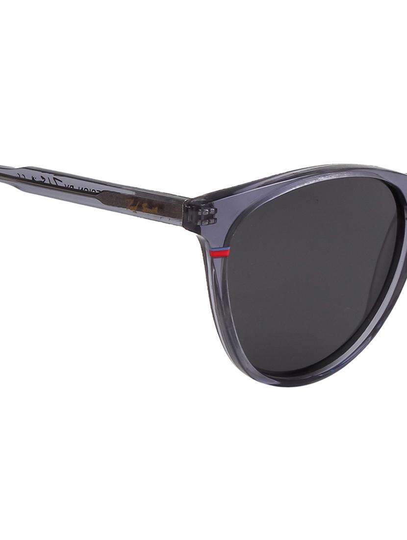 ted-smith unisex black premium italian acetate sunglasses with polarized lenses for men & women - 21711887 - Standard Image - 5