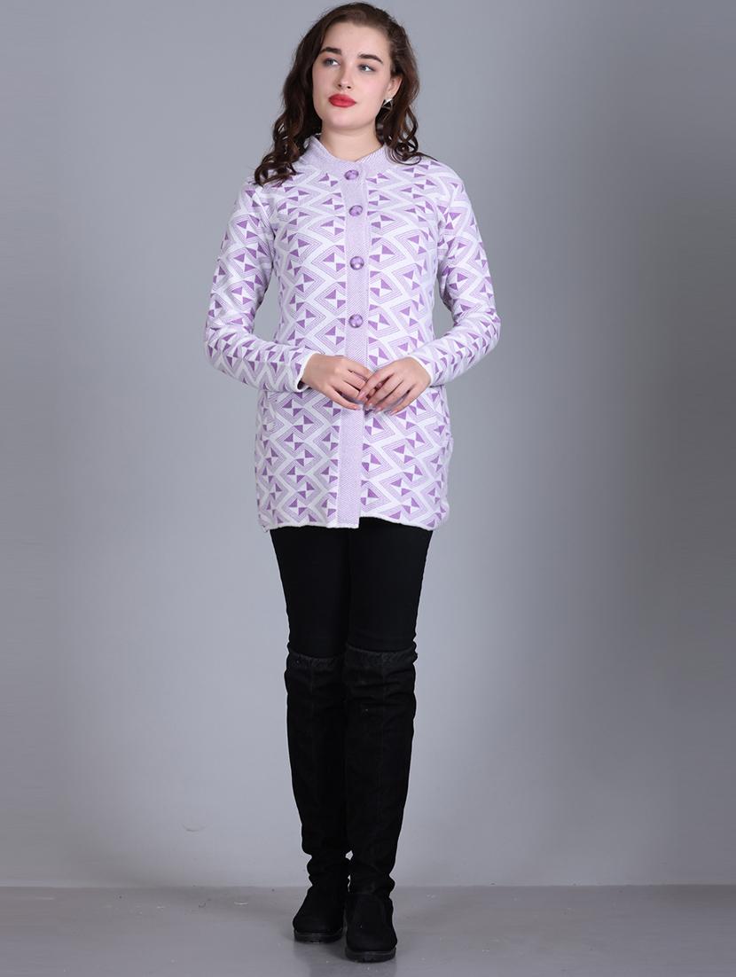 women self design long line coatigan - 21711911 - Standard Image - 5